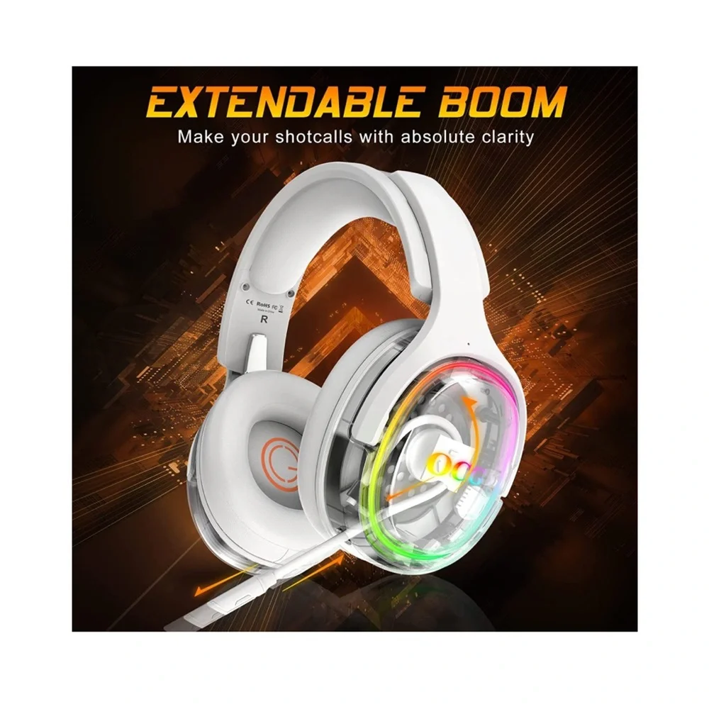 Gaming Headsets 2.4GHz Bluetooth Wireless Gaming Headphones for PS5 PS4 PC